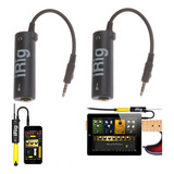 2 Pcs Adaptador Cable Irig Interfaz Audio Interface De Audio