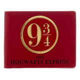 Cartera Roja Logo  Plataforma 9 3/4 Harry Potter - Hogwarts