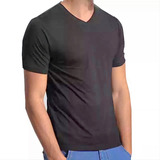 Polera Negra Impermeables Algodón 