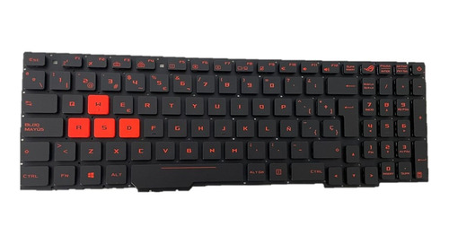 Teclado Asus Zx553vd Gl553ve Gl553vd Gl753vd Fx553 Español