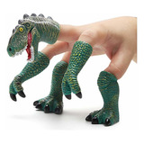 Dinosaurio De Juguete Marioneta Titere De Mano Flexible