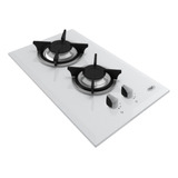 Anafe Multigas Cocina 2 Zonas Tst Spezia Ii Vidrio Blanco