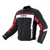 Campera Cordura Protecciones  Nto Fuse Evo Negro Rojo Vxv