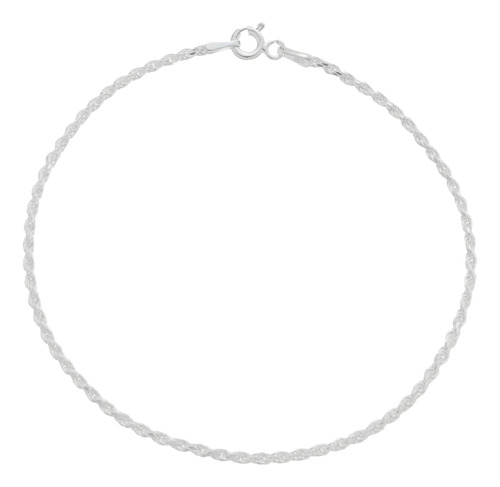 Pulseira Prata Legítima 925 Cordão Baiano 19cm