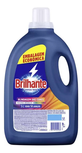 Sabão Liquido Brilhante Limpeza Total 5 Litros