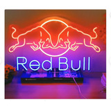 Letrero Led Neon Red Bull Ancho 76cm Luminoso