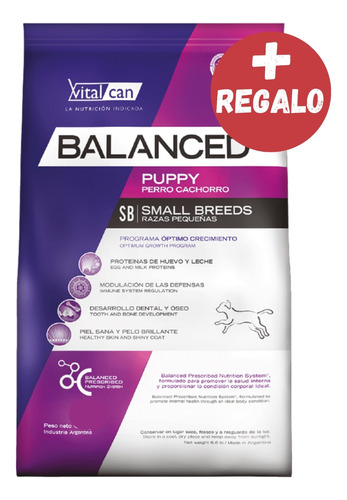 Vital Can Balanced Puppy Small X 7,5 Kg + Envio Zona Norte