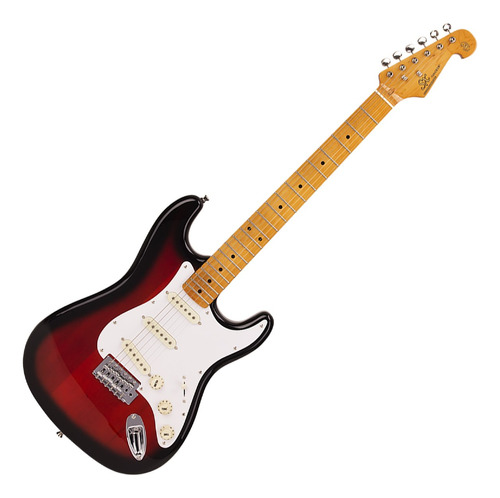 Guitarra Eléctrica Stratocaster Sx Sst57+/2ts Con Funda Cuo