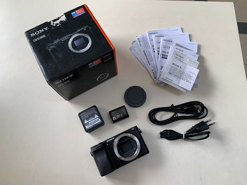 Corpo Câmera Sony Alpha Ilce-6300 A6300 Filma 4k 4mil Clicks