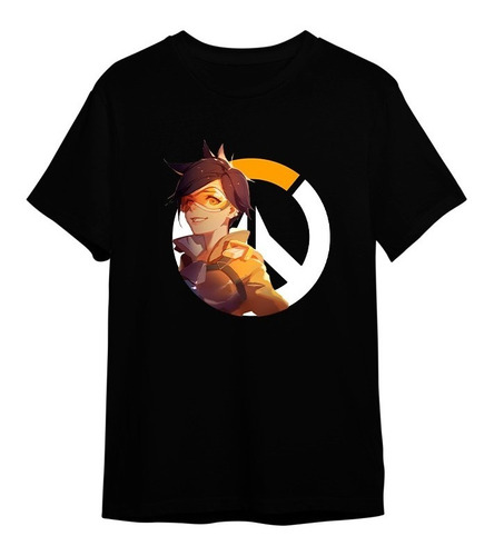 Camisa Camiseta Overwatch Tracer Personagem Jogo Ação 977