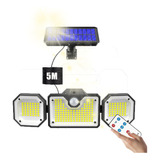 226led Lámpara Solar Led Luz Jardin Interior Exterior Sensor