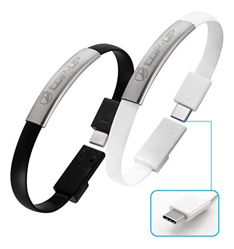 Cargador De Viaje Usb C De Pulsera | Carga Rápida Usb Tipo C