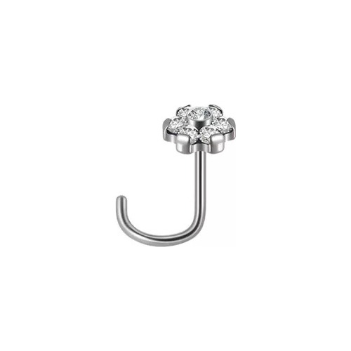 Piercing Para La Nariz Nostril 20ga Titanio Astm F136