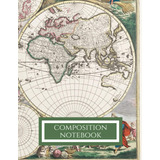 Libro: Cuaderno De Composición: Mapa Antiguo