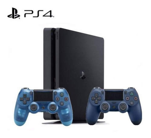 Sony Playstation 4 Slim 1tb Standard + Joystick + 6 Juegos 