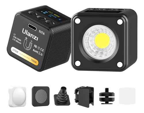 Ulanzi L2 Luz De Video Cob Bicolor Mini Cubo, Luces De Cám.