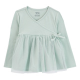 Blusa Envolvente Con Brillos De Bebé 1r505110 Carters®