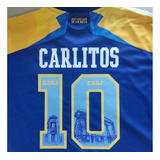Estampado #10 Carlitos Boca 2021 Camiseta Caminito Utilería