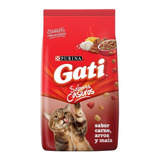 Alimento Gati Recetas Caseras Para Gato Adulto Sabor Carne, Arroz Y Maíz En Bolsa De 15 kg