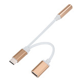 Splitter Y Usb-c = Carga + Fone Microfone P2