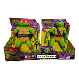 Tortugas Ninja Gigantes Set De 2 Figuras Leonardo Y Raphael 