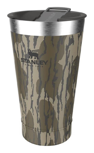 Vaso Termico Stanley Con Destapador 473ml Original Camuflado