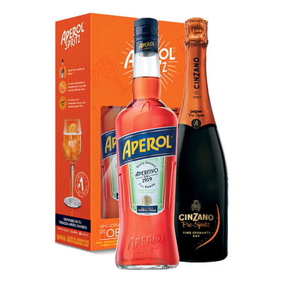 Aperitivo Aperol 700 Ml + Cinzano Pro-spritz 750 Ml | Envío gratis