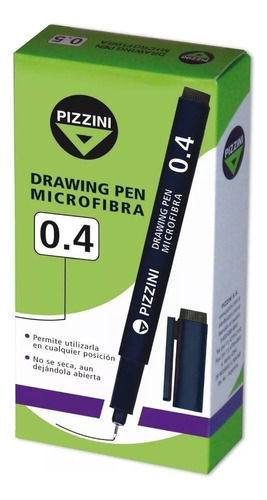 Estilografo Pizzini 0.4 Graduado Drawing Pen Microfibra