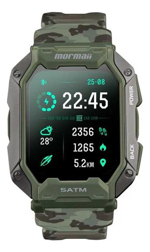 Smartwatch Mormaii Force Militar Moforceab/8v - Camuflado