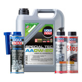 Pack 0w20 Oil Smoke Stop Pro-line Liqui Moly Con Regalo