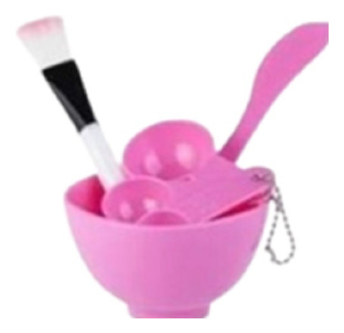 Set De Belleza Bowl Pinceleta Espatula Cucharas Medidoras 