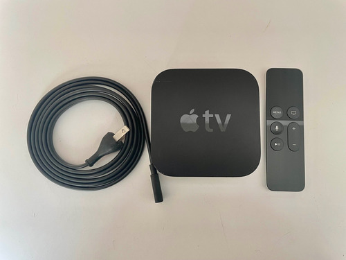  Apple Tv, Modelo: A1625 4.ª Generación Full Hd, 32gb, Negro