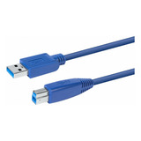 Cable Usb 2.0 A/b Para Impresora Y Scanner Azul Mw23-01-212