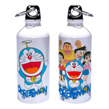 Caramañola Doraemon Gato Termo Botella Aluminio Botilito