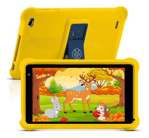 Tablet Android 11 7'' 2+32 Gb Para Niños Amarillo