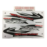 Kit Jogo Adesivo Faixa Honda Xr 250 Tornado 2004 Branca 613