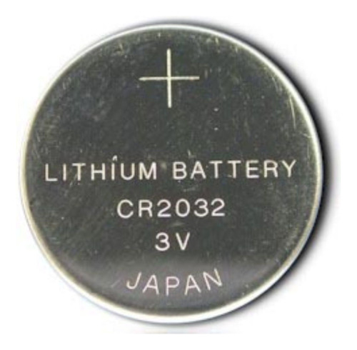 Bateria Cr2032 P/ Controle Remoto E Placa Mãe C/ 2 Unidades