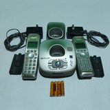 Telefone Panasonic Sem Fio - Base + 1 Ramais Dect 6.0 Plus