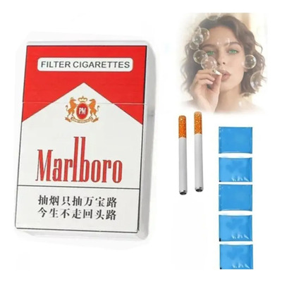 Caja De Cigarrillos De Burbujas Genérica, Soplador De Burbuj Rojo | Envío gratis