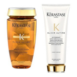 Kit Kerastase Elixir Ultime: Shampoo 250ml + Acondicionador