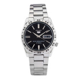 Seiko 5 Sports Ss Dial Mecánico Negro, Negro