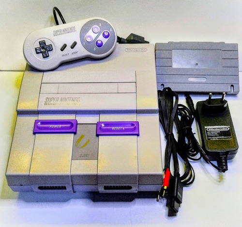 Nintendo Super Snes Pronto Para Jogar