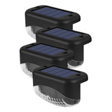 8 Unidades Luz Solar Para Escalera Jardín Impermeable [f]