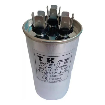 Capacitor Duplo 30+2,5uf 380/440v Para Ar Condicionado Split