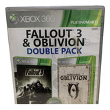 Fallout 3 + Elder Scrolls Iv Oblivion Doub.pack Xbox360 Orig