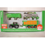 Tractor Deutz -fahr C/3 Carros  N1848  Siku C/caja 1/87