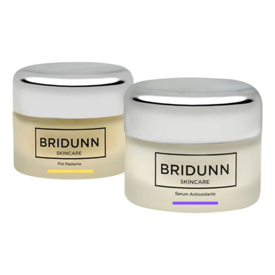 Kit Antimanchas Aclarar y Proteger · Suero Facial Bellis Perennis Flor Margarita + Suero Vitamina E Antioxidante · Tono Uniforme · Sin Hidroquinona · Bridunn | Meses sin interés