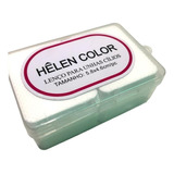 Lenço Para Unhas Cílios Helen Color Com 200 Cor Branco