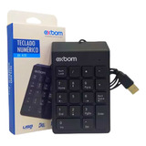 Mini Teclado Numérico Portátil Usb 18 Teclas Pc E Notebook