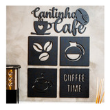 Kit Placas Decorativas Cozinha Cantinho Do Café Plaquinhas